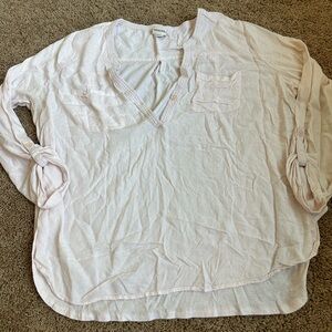 Merona Light Pink Textured Top